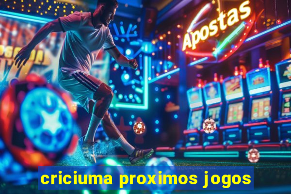 criciuma proximos jogos